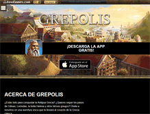 Tablet Screenshot of es.grepolis.com