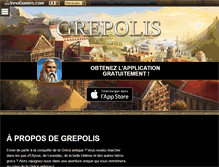 Tablet Screenshot of fr.grepolis.com