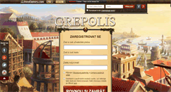 Desktop Screenshot of cz.grepolis.com