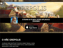 Tablet Screenshot of cz.grepolis.com
