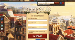 Desktop Screenshot of nl.grepolis.com