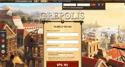 Desktop Screenshot of dk.grepolis.com